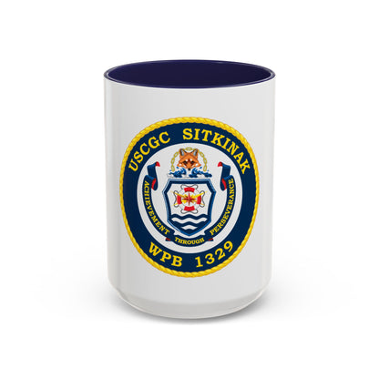 USCGC Sitkinak WPB 1329 (U.S. Coast Guard) Accent Coffee Mug
