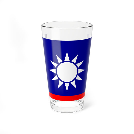 ROCN Vice Admirals Flag 1929 (China) Pint Glass 16oz