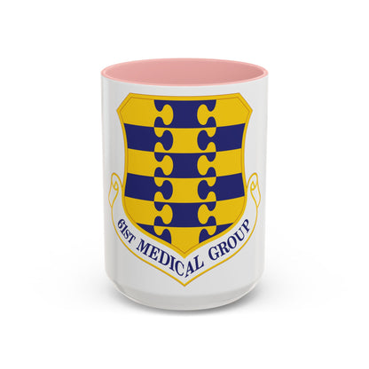 61st Medical Group (U.S. Air Force) Accent Coffee Mug