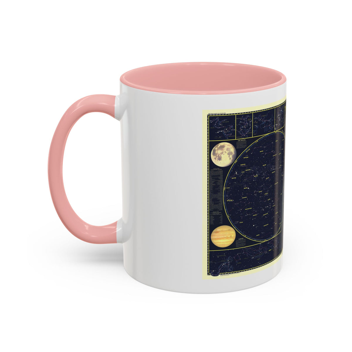 Heavens, The 1 (1957) (Map) Accent Coffee Mug
