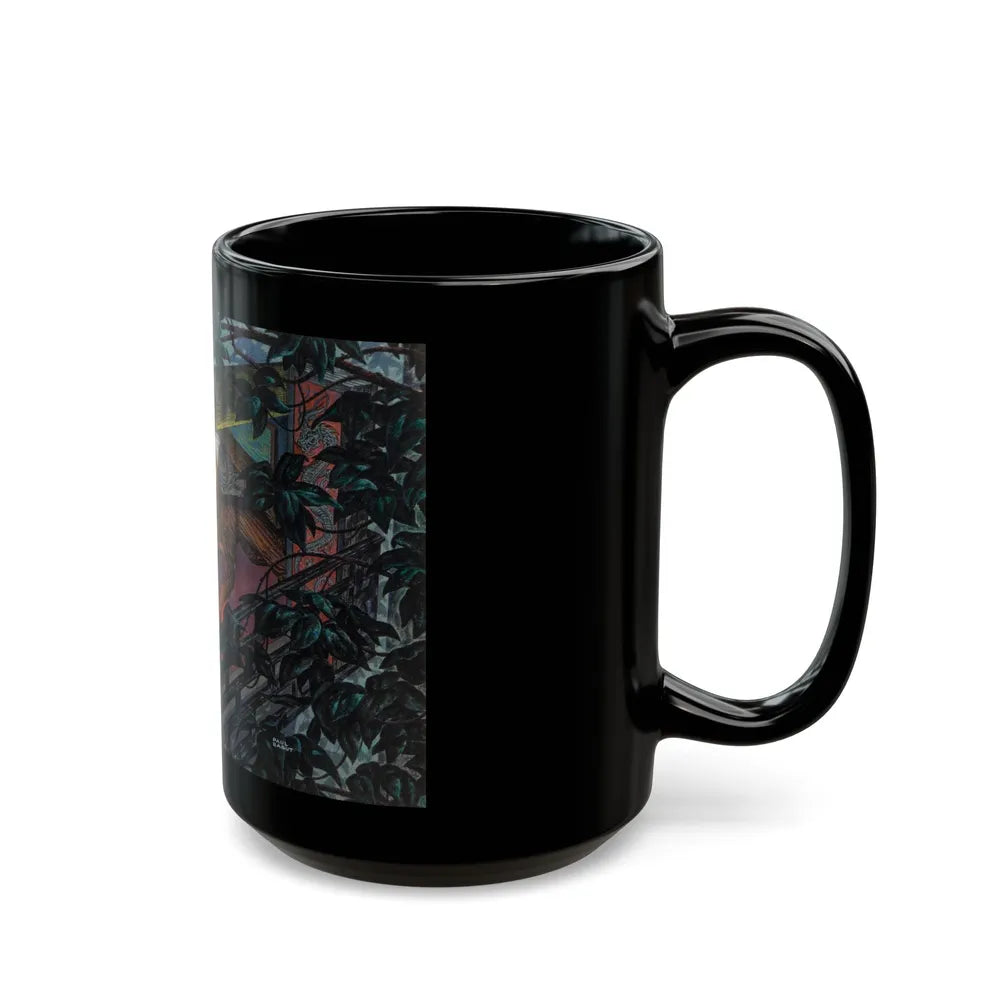 Failed Ambush, probable magazine interior illustration - Black Coffee Mug-Go Mug Yourself