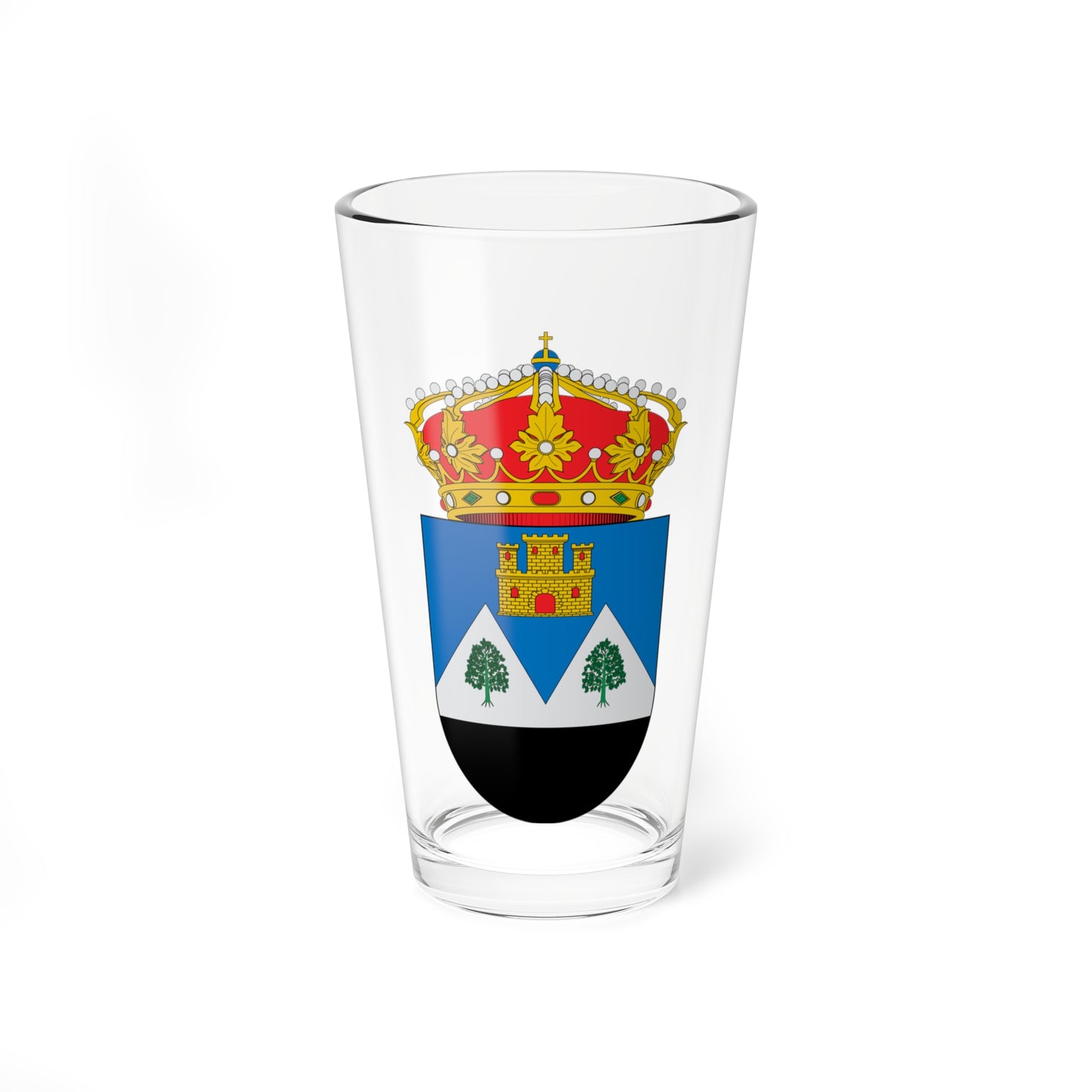Escudo de Los Fayos (Spain) (Coat of Arms) Pint Glass 16oz