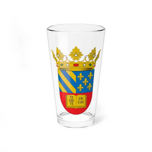 Escudo de Algimia de Alfara (Spain) (Coat of Arms) Pint Glass 16oz