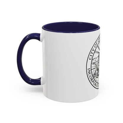 Seal of Omaha Nebraska - Accent Coffee Mug