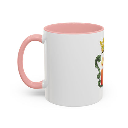 Coat of arms of Andorra (1800-1949) - Accent Coffee Mug