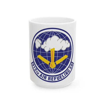 912th Air Refueling Squadron (U.S. Air Force) White Coffee Mug-15oz-Go Mug Yourself