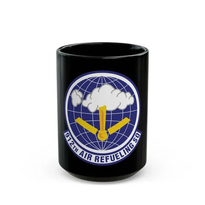 912th Air Refueling Squadron (U.S. Air Force) Black Coffee Mug 15oz - Go Mug Yourself