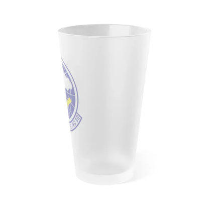 912th Air Refueling Squadron (U.S. Air Force) Frosted Pint Glass 16oz - Go Mug Yourself