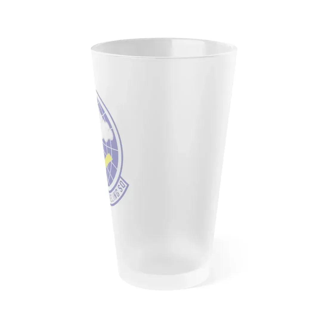 912th Air Refueling Squadron (U.S. Air Force) Frosted Pint Glass 16oz - Go Mug Yourself