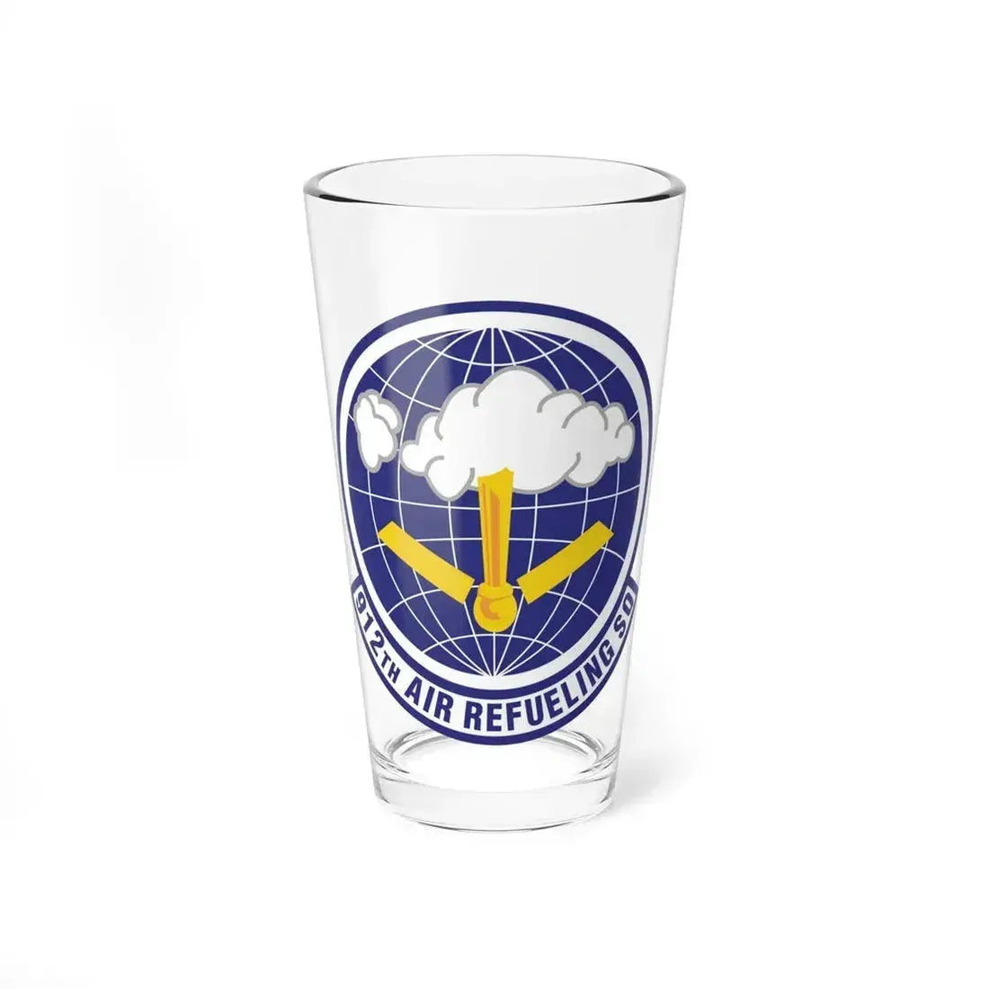 912th Air Refueling Squadron (U.S. Air Force) Pint Glass 16oz 16oz - Go Mug Yourself