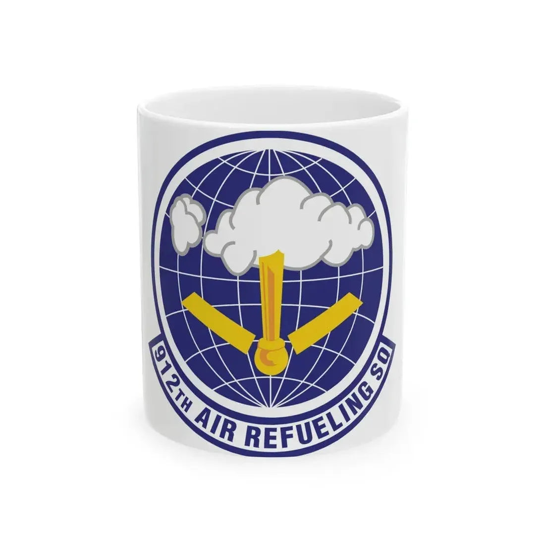 912th Air Refueling Squadron (U.S. Air Force) White Coffee Mug 11oz - Go Mug Yourself
