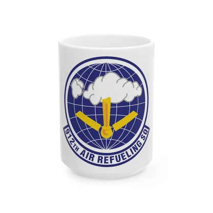 912th Air Refueling Squadron (U.S. Air Force) White Coffee Mug 15oz - Go Mug Yourself