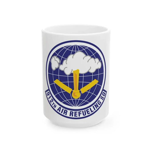912th Air Refueling Squadron (U.S. Air Force) White Coffee Mug 15oz - Go Mug Yourself