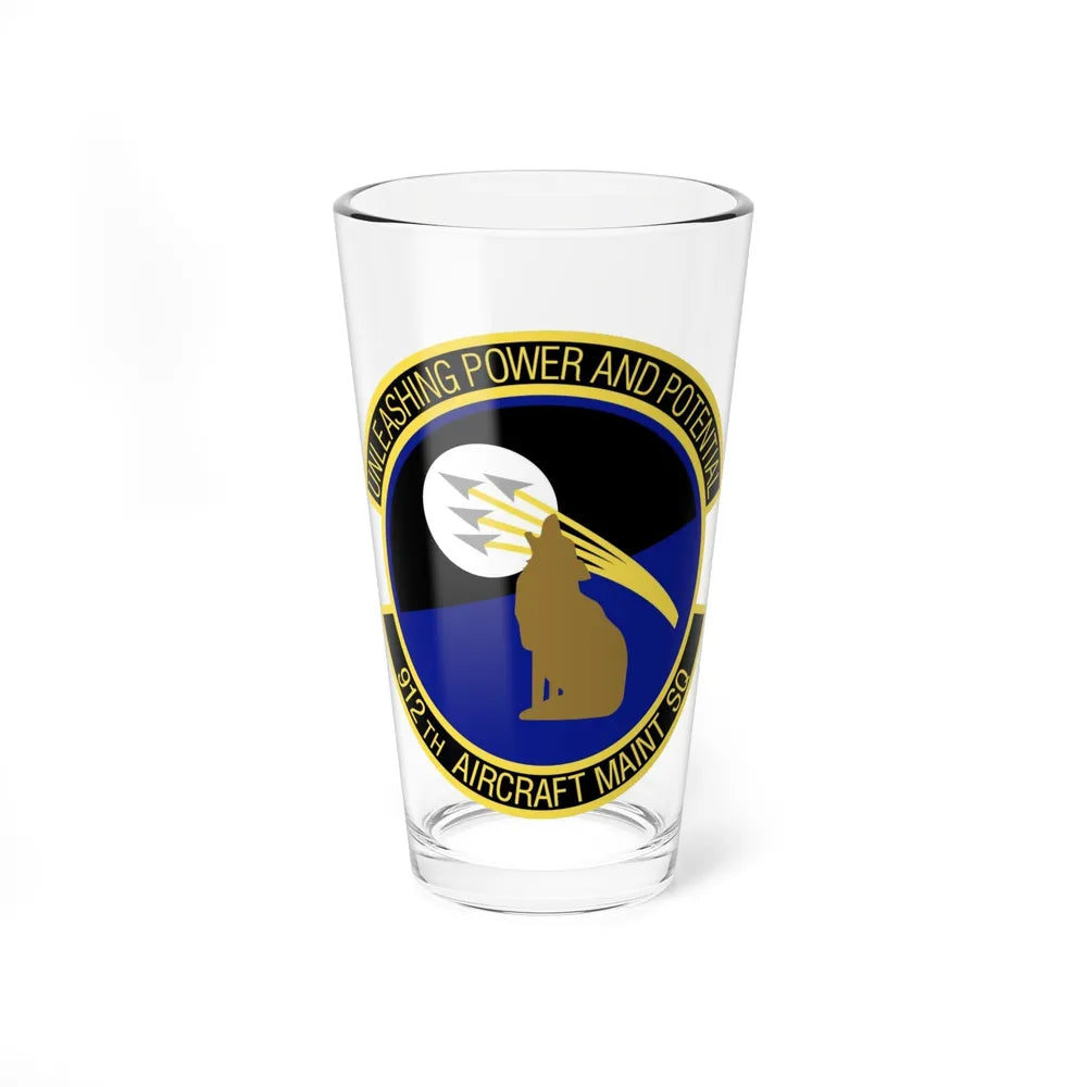 912th Aircraft Maintenance Squadron (U.S. Air Force) Pint Glass 16oz-16oz-Go Mug Yourself