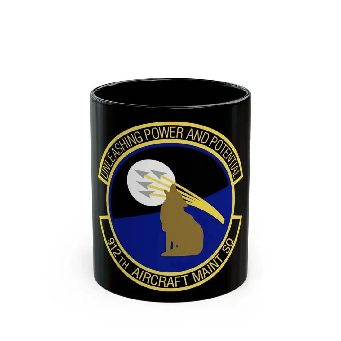 912th Aircraft Maintenance Squadron (U.S. Air Force) Black Coffee Mug 11oz - Go Mug Yourself