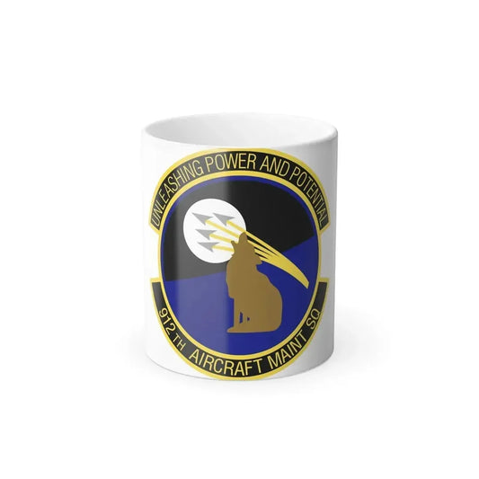 912th Aircraft Maintenance Squadron (U.S. Air Force) Color Changing Coffee Mug 11oz - Go Mug Yourself