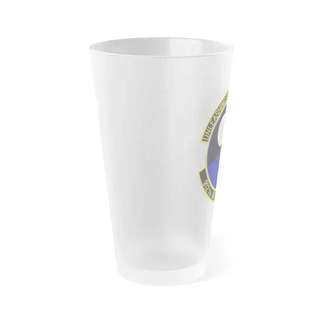 912th Aircraft Maintenance Squadron (U.S. Air Force) Frosted Pint Glass 16oz - Go Mug Yourself