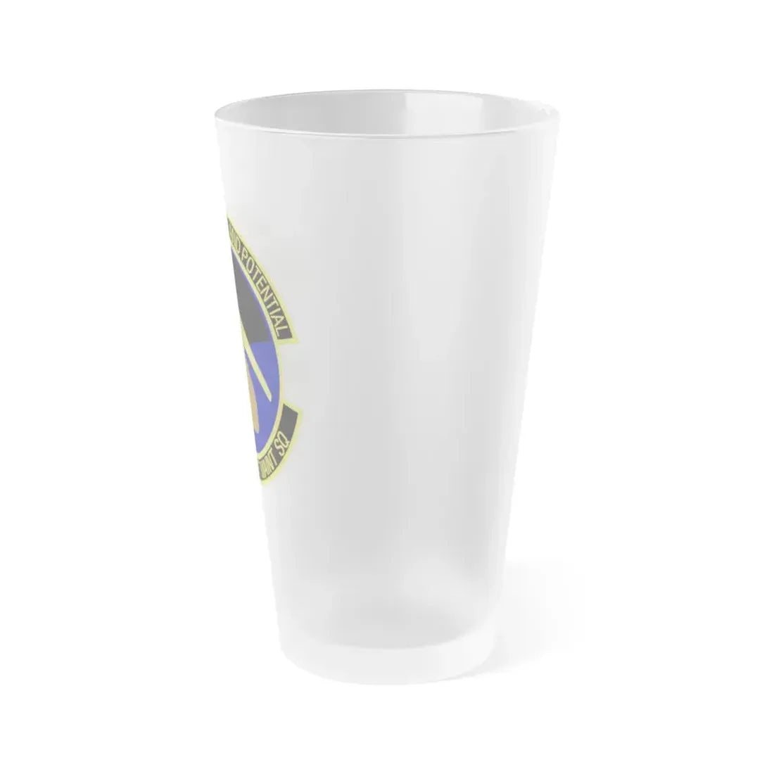 912th Aircraft Maintenance Squadron (U.S. Air Force) Frosted Pint Glass 16oz - Go Mug Yourself