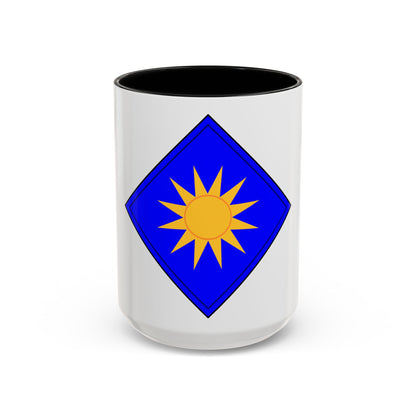 40th Infantry Division CSIB (U.S. Army) Accent Coffee Mug