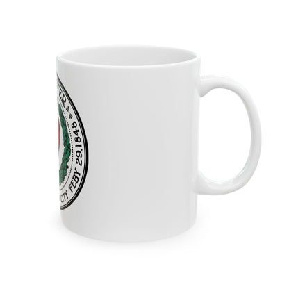 Seal of Worcester Massachusetts - White Coffee Mug