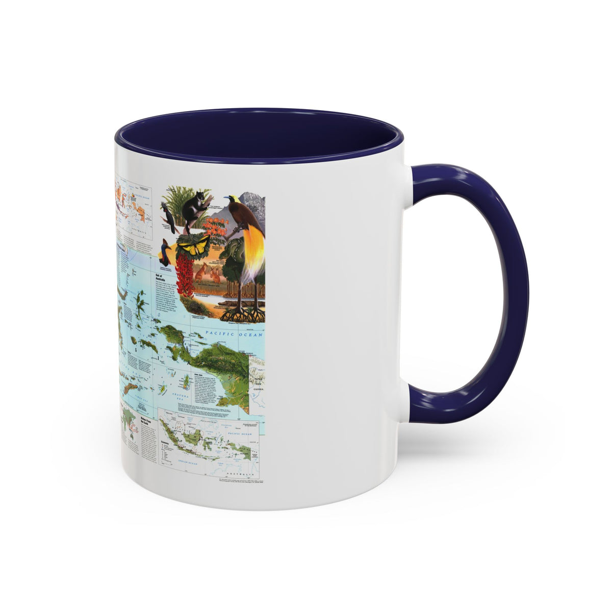 Indonesia 2 (1996) (Map) Accent Coffee Mug