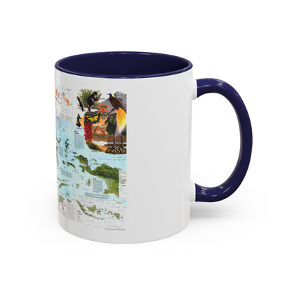 Indonesia 2 (1996) (Map) Accent Coffee Mug