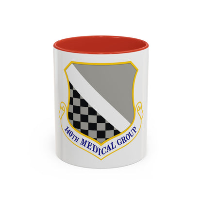 140th Medical Group (U.S. Air Force) Accent Coffee Mug