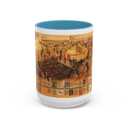 Mongols, The (1996) (Map) Accent Coffee Mug
