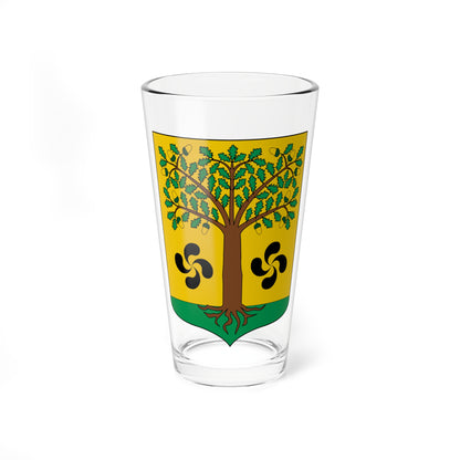 Escudo de Ajangiz (Spain) (Coat of Arms) Pint Glass 16oz
