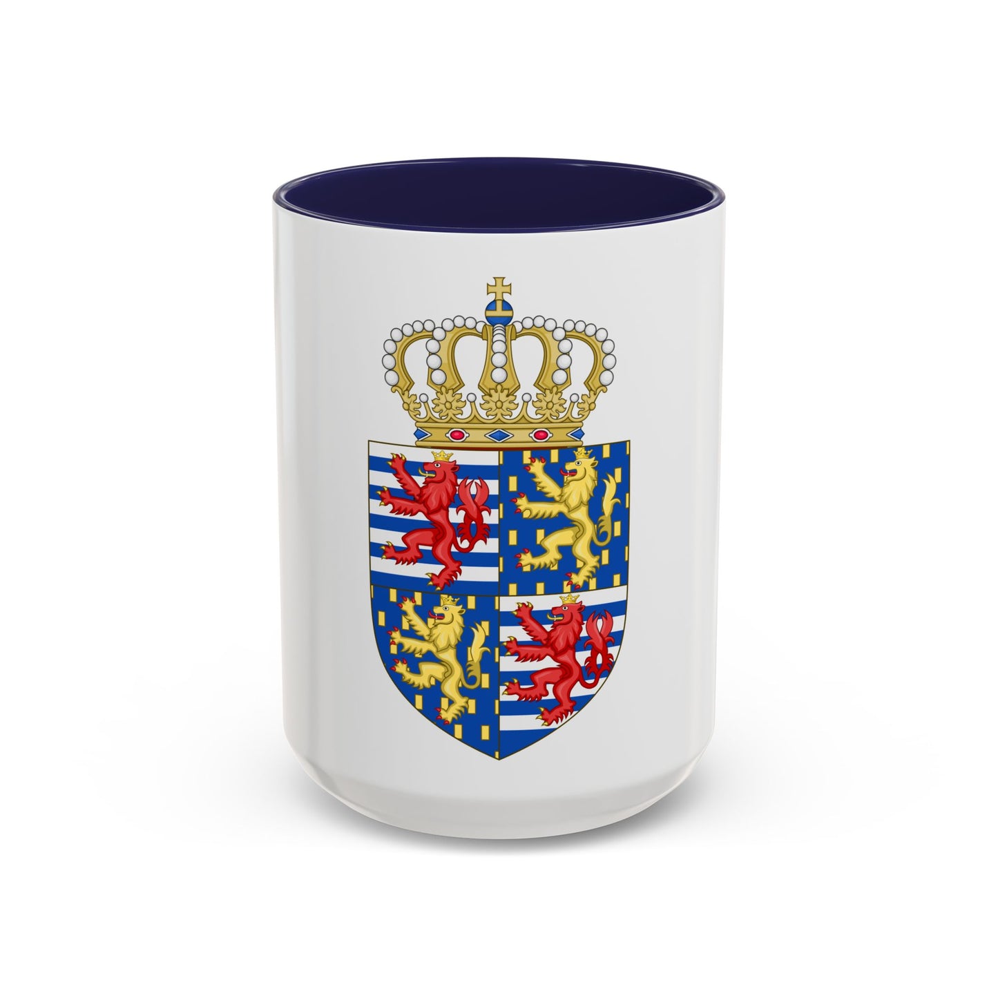 Lesser coat of arms of the Grand Duke of Luxembourg (2000) - Accent Coffee Mug
