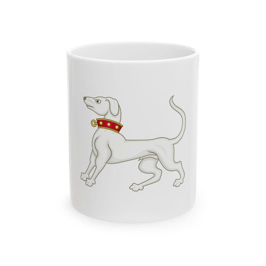 Greyhound of Richmond Badge of Henry VII - White Coffee Mug