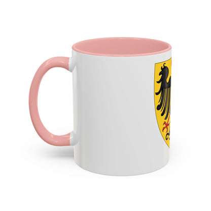 Shield and Coat of Arms of the Holy Roman Emperor (c.1300-c.1400) - Accent Coffee Mug