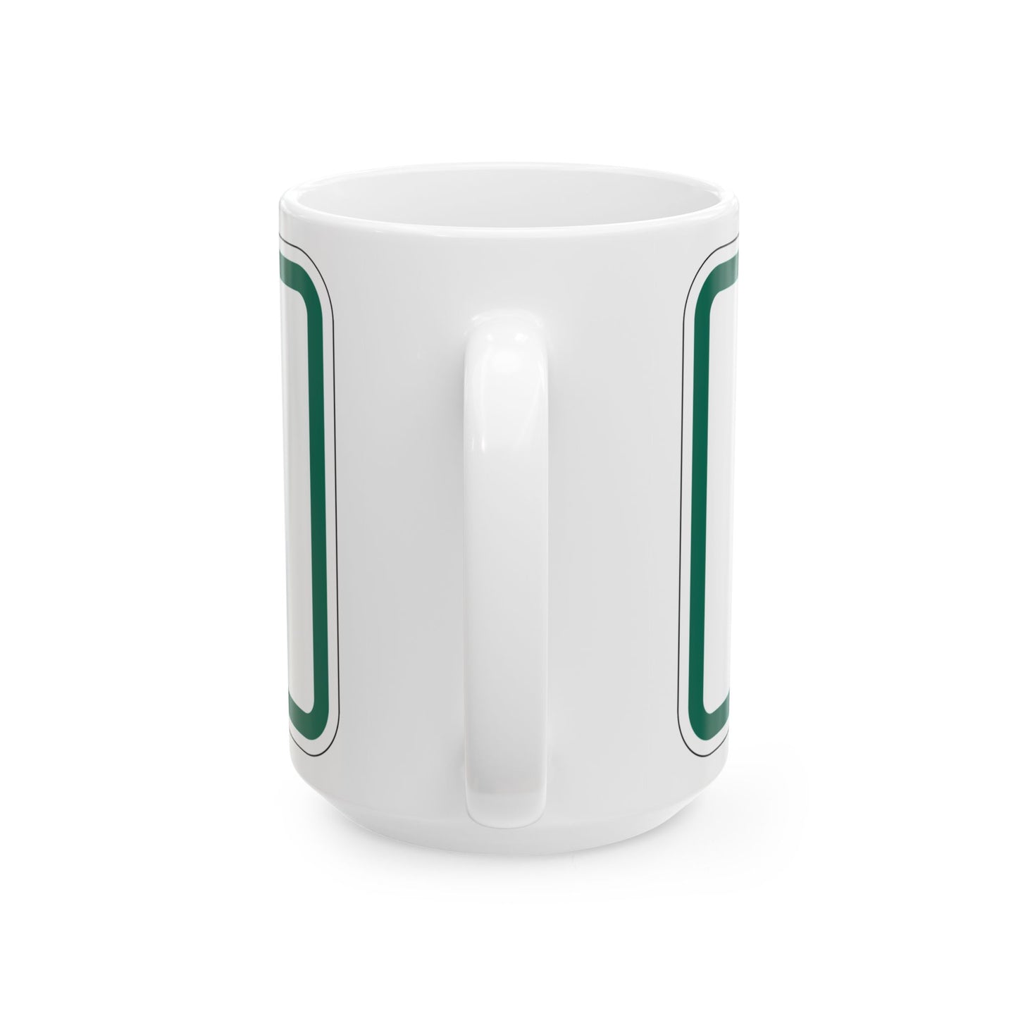 East plate Vermont (Vermont) (Road Sign) White Coffee Mug