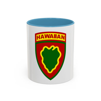 Hawaiian Division (U.S. Army) Accent Coffee Mug