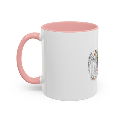 Coat of arms of the Lands of the Holy Hungarian Crown (1896-1915) - Accent Coffee Mug