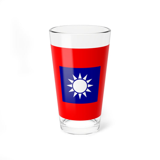 Republic of China Army Flag 1953 (China) Pint Glass 16oz