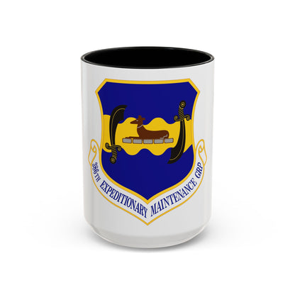386th Expeditionary Maintenance Group (U.S. Air Force) Accent Coffee Mug