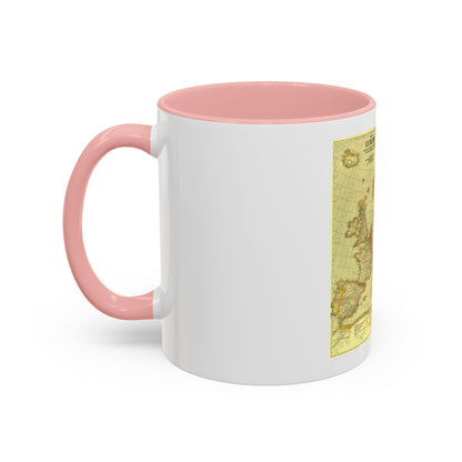 Europe, Peace Conference at Paris (1920) (Map) Accent Coffee Mug