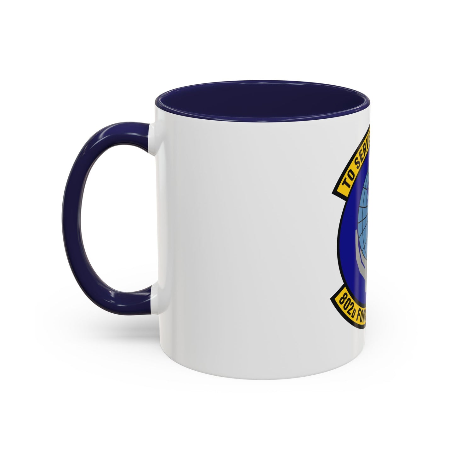 802d Force Support Squadron (U.S. Air Force) Accent Coffee Mug