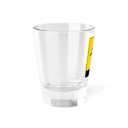 Lesser CoA of the Donets Basin Modern French Shield (Ukraine) (Coat of Arms) Shot Glass 1.5oz