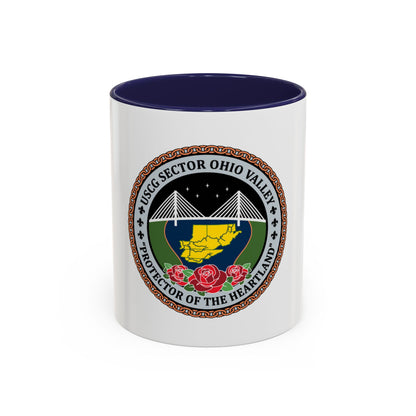 USCG SECTOR OHIO VALLEY (U.S. Coast Guard) Accent Coffee Mug