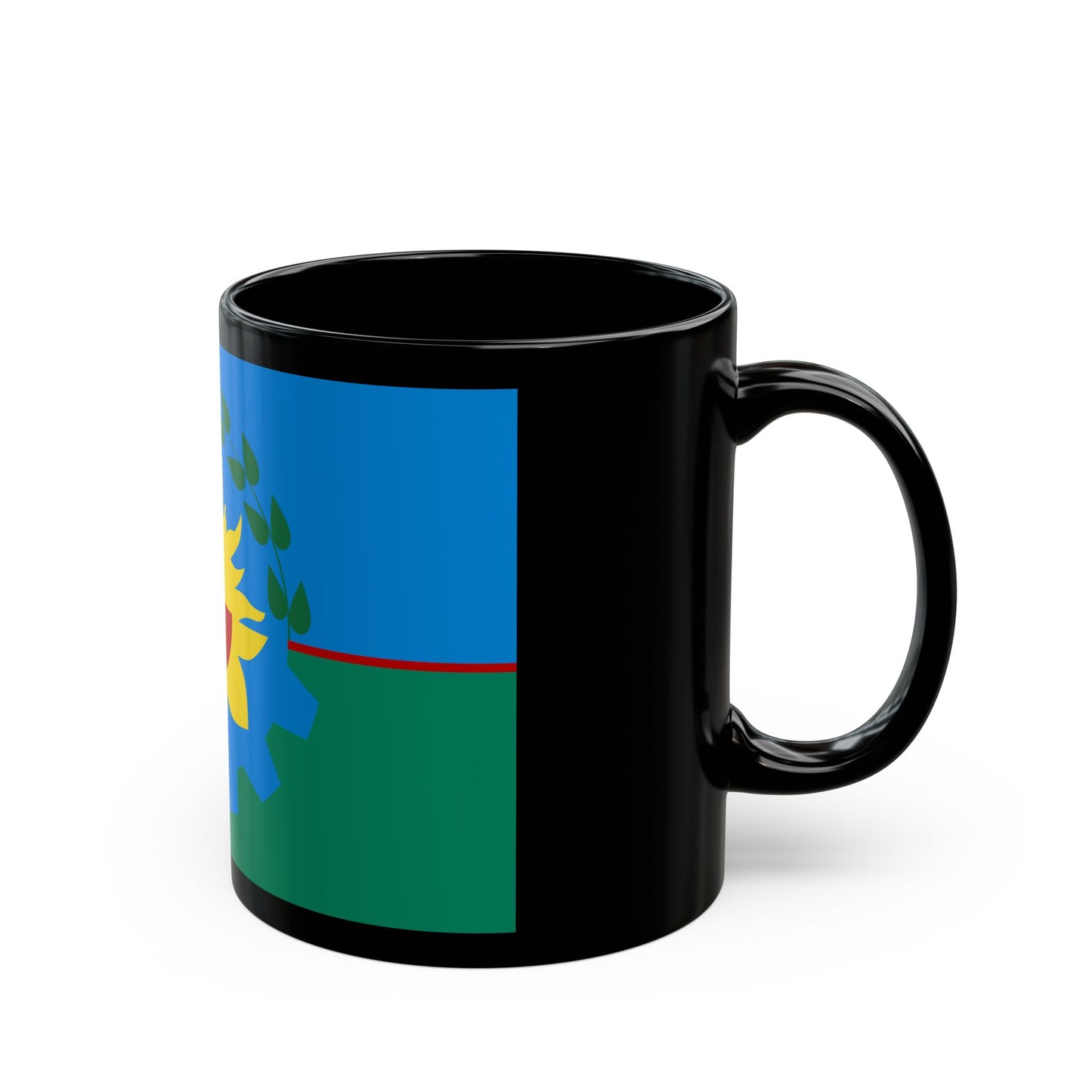 Flag of Buenos Aires Province Argentina - Black Coffee Mug-Go Mug Yourself