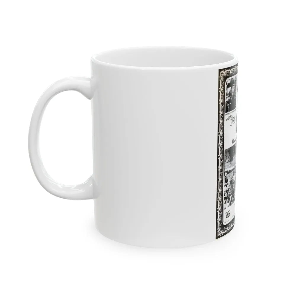 Chicago 1974 (Music Poster) White Coffee Mug-Go Mug Yourself