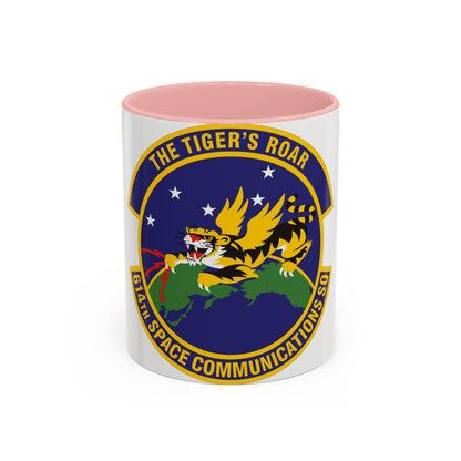 614th Space Communications Squadron (U.S. Air Force) Accent Coffee Mug