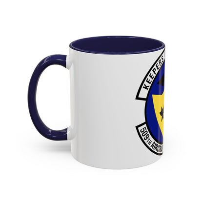 509th Aircraft Maintenance Squadron (U.S. Air Force) Accent Coffee Mug