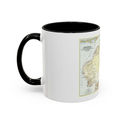 Australia (1948) (Map) Accent Coffee Mug