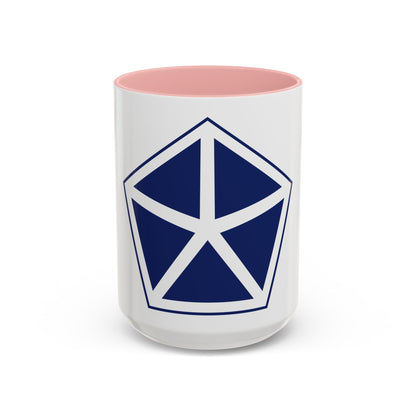 V Corps United States (U.S. Army) Accent Coffee Mug