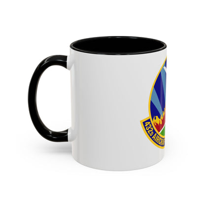 432d Aircraft Maintenance Squadron (U.S. Air Force) Accent Coffee Mug