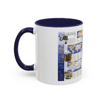 World Map - Exploration (1998) (Map) Accent Coffee Mug
