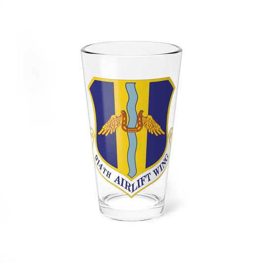 914th Airlift Wing (U.S. Air Force) Pint Glass 16oz-16oz-Go Mug Yourself